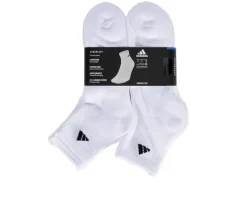Adidas 6 Pair Men's Cushioned Quarter Socks