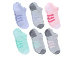 Adidas Girls 6p Cushioned No Show