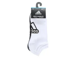 Adidas 6p Mens Superlite Badge No Show Socks