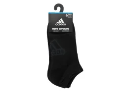 Adidas 6p Mens Superlite Badge No Show Socks