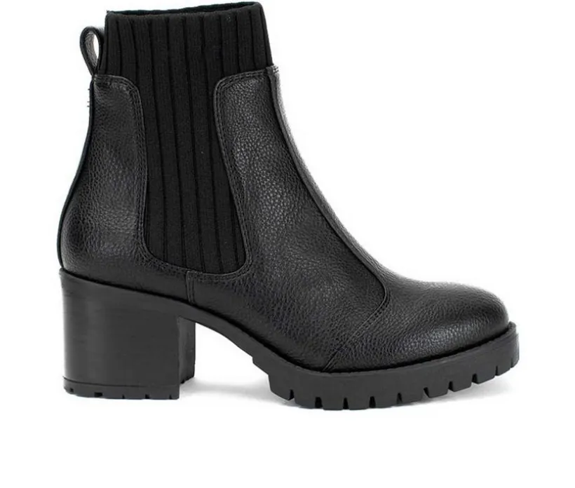 Adults' Yellow Box Taiya Heeled Chelsea Booties