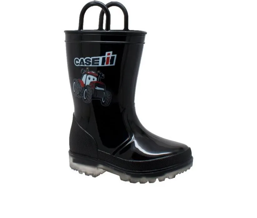 Boys' Case IH Little Kid PVC Light-Up Rain Boots
