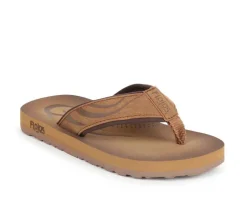 Boys' Flojos Little Kid & Big Kid Cuero Debossed Thong Strap Sandals