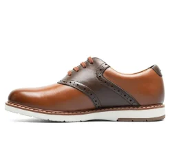 Boys' Florsheim Vibe Saddle Toe JR Dress Shoes