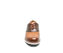 Boys' Florsheim Vibe Saddle Toe JR Dress Shoes