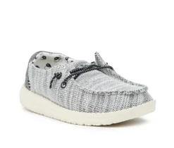 Boys' HEYDUDE Little Kid & Big Kid Wendy Youth Stretch Casual Shoes