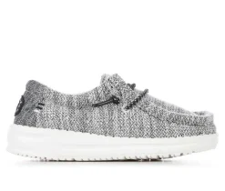 Boys' HEYDUDE Toddler Wally Youth Stretch Casual Shoes