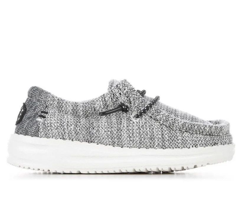 Boys' HEYDUDE Toddler Wally Youth Stretch Casual Shoes