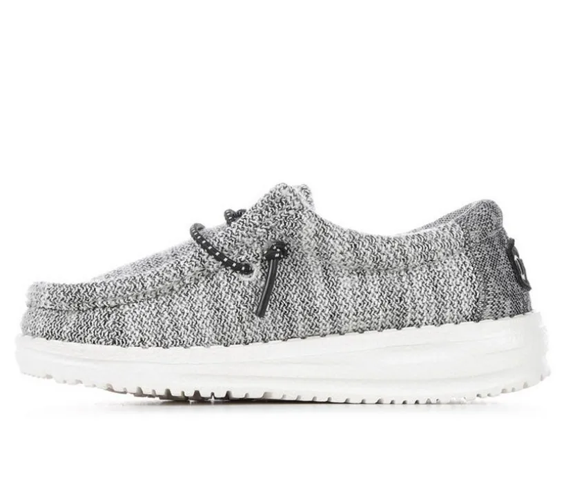 Boys' HEYDUDE Toddler Wally Youth Stretch Casual Shoes