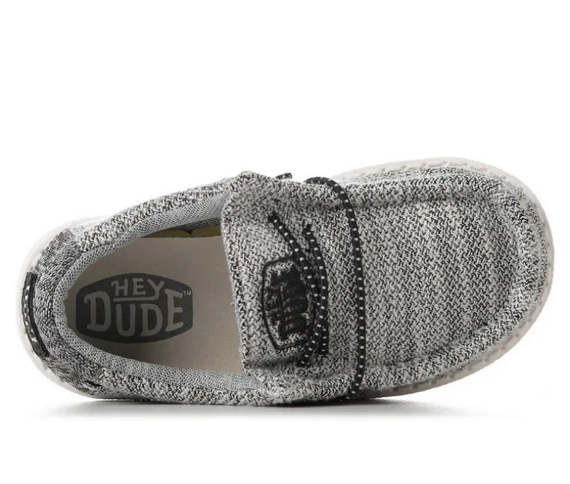 Boys' HEYDUDE Toddler Wally Youth Stretch Casual Shoes