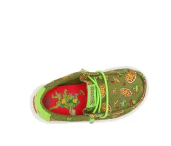 Boys' HEYDUDE Toddler Wally TMNT Pizza Casual Shoes