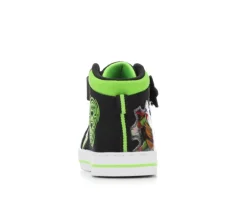 Boys' Nickelodeon Toddler TMNT Lighted Mid Top 2 Light-Up Sneakers