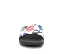 Boys' Nike Little Kid & Big Kid Kawa Print Sport Slides