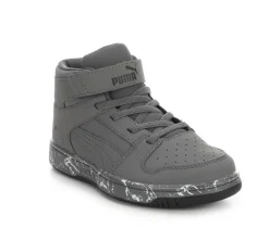 Boys' Puma Little Kid & Big Kid Rebound Layup Marble NBK High-Top Sneakers