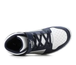 Boys' Puma Little Kid & Big Kid Rebound Layup Mid Marble Sneakers