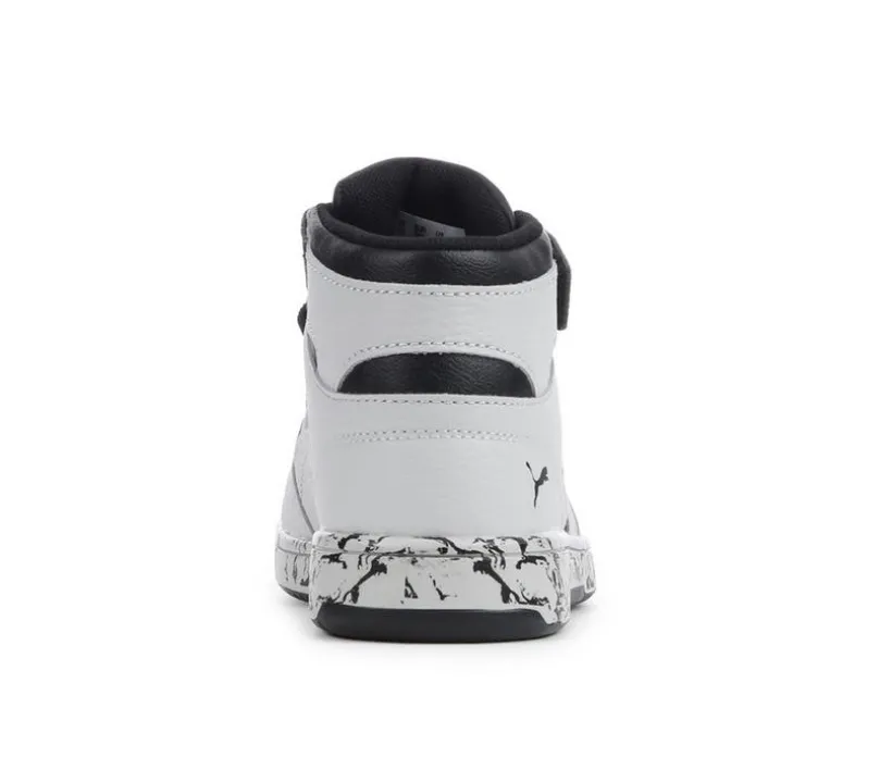 Boys' Puma Little Kid & Big Kid Rebound Layup Mid Marble Sneakers