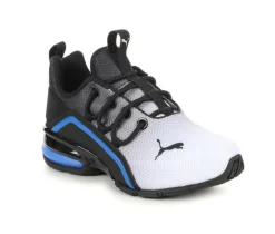 Boys' Puma Little Kid & Big Kid Axelion Mesh AOP Fade Running Shoes