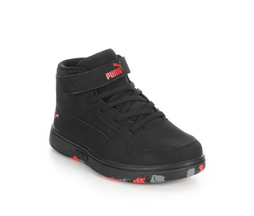 Boys' Puma Little Kid Puma Rebound Layup Marbleized Sneakers