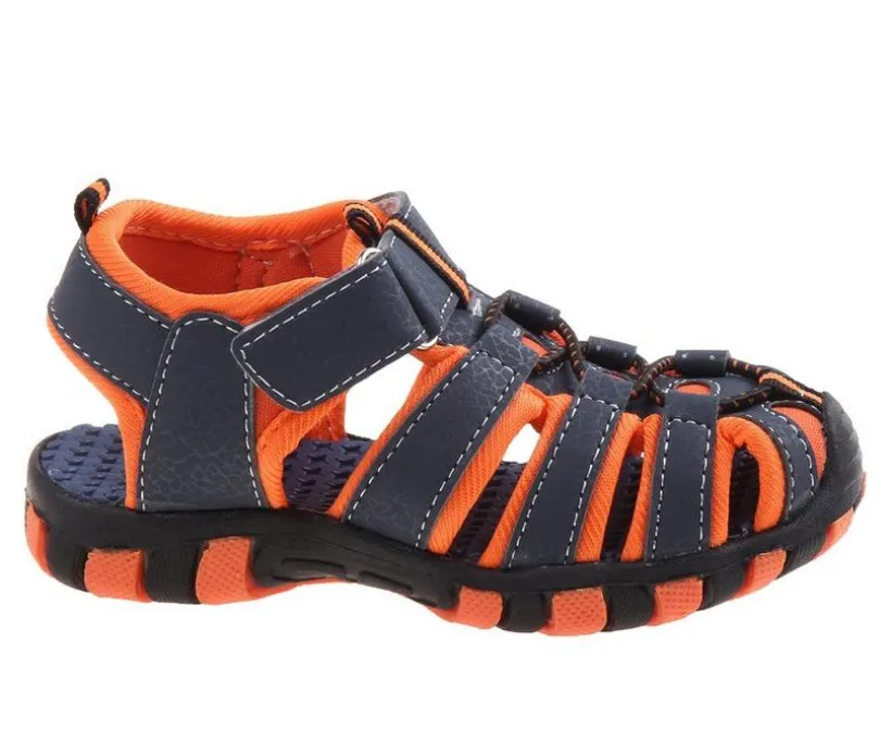 Boys' Rugged Bear Little Kid & Big Kid RB01013SM Closed-Toe Sport Sandals