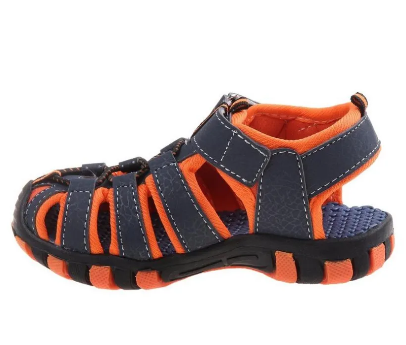 Boys' Rugged Bear Little Kid & Big Kid RB01013SM Closed-Toe Sport Sandals