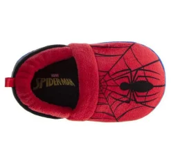 Boys' Spiderman Spider Sense Toddler & Little Kid Spiderman Slippers