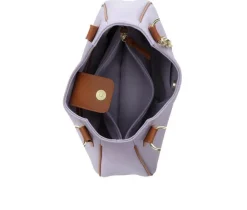 Bueno Of California 2 Tone PVC Handbag