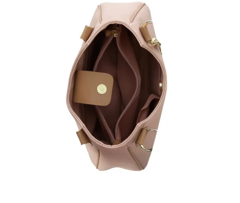 Bueno Of California 2 Tone PVC Handbag