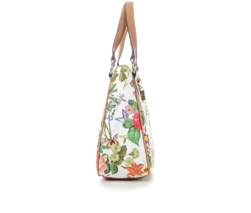 Bueno Of California 2 Tone PVC Print Handbag