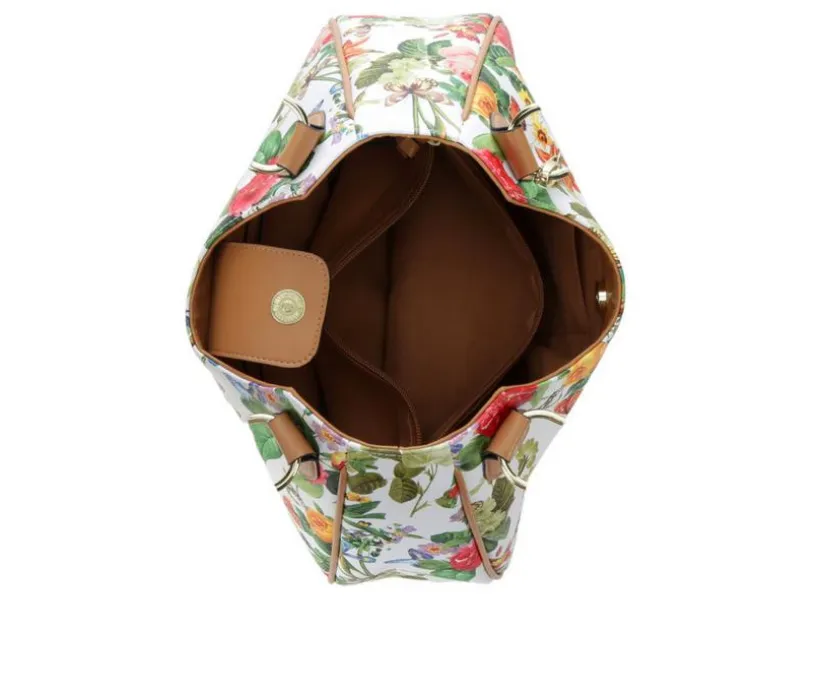 Bueno Of California 2 Tone PVC Print Handbag