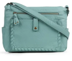 Bueno Of California Bueno of California Elephant Whip Stitch Handbag