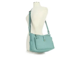 Bueno Of California Bueno of California Elephant Whip Stitch Handbag