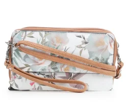 Bueno Of California Print Wallet on a String Crossbody Bag