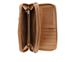 Bueno Of California Print Wallet on a String Crossbody Bag