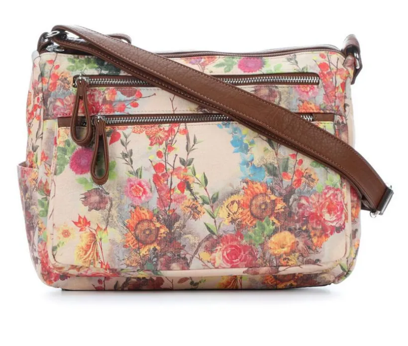 Bueno Of California Print Grainy Washed Handbag