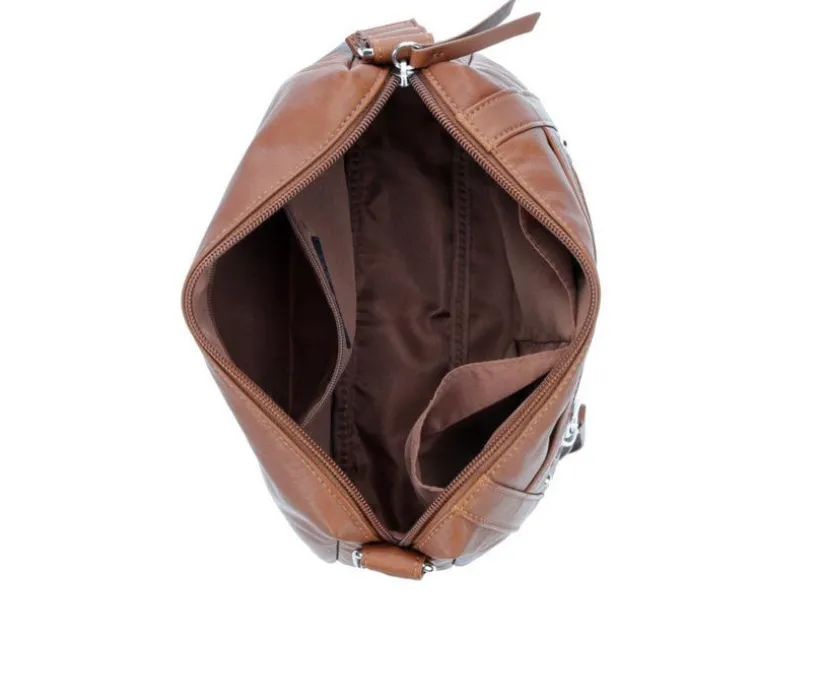 Bueno Of California Smooth Perf Washed Handbag