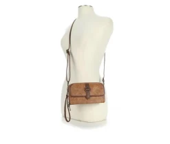 Bueno Of California Toiled Wallet on a String Crossbody Bag
