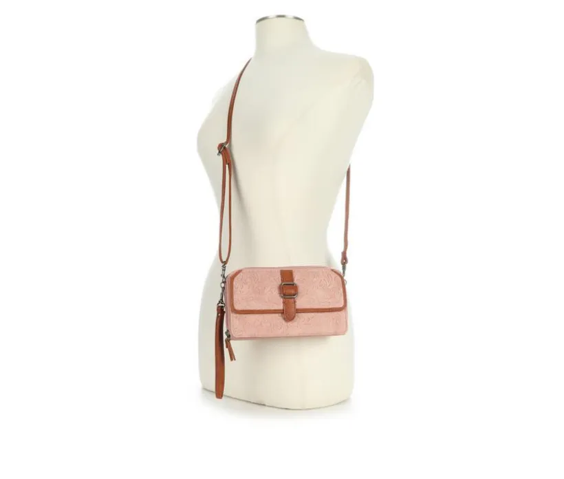 Bueno Of California Toiled Wallet on a String Crossbody Bag