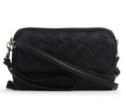 Bueno Of California Woven Wallet on a String Crossbody Bag