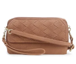 Bueno Of California Woven Wallet on a String Crossbody Bag