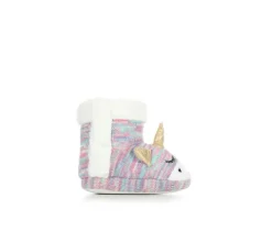 Capelli New York Little Girls Unicorn Bootie Slippers