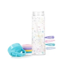 Capelli New York Water Bottle and Hair Accessories Set