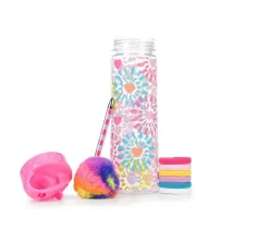 Capelli New York Water Bottle and Hair Accessories Set