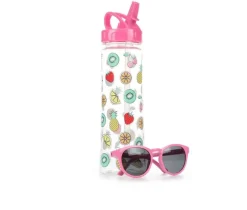 Capelli New York Water Bottle and Sunglasses Set