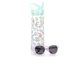 Capelli New York Water Bottle and Sunglasses Set