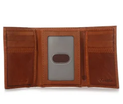 Columbia Leather RFID Trifold