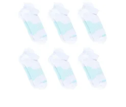 Copper Fit 6 Pack Women's Energy Low Cut Socks