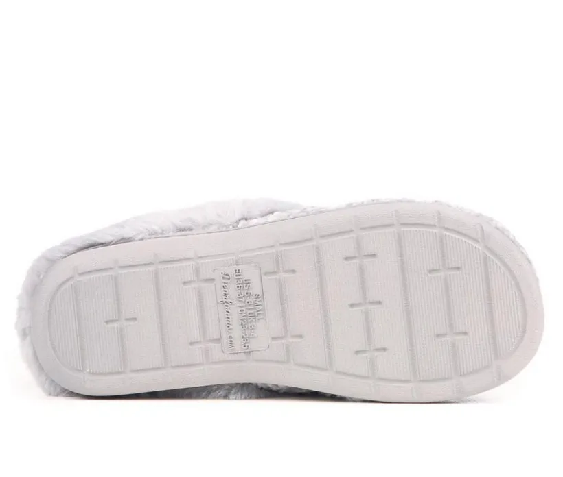 Dearfoams Cable Knit Chenille Slippers