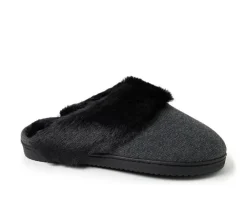 Dearfoams Dahlia Rib Knit Scuff Slippers