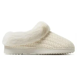 Dearfoams Hannah Festive Knit Clog Slippers