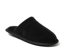 Dearfoams Kirk Suede Scuff Slippers